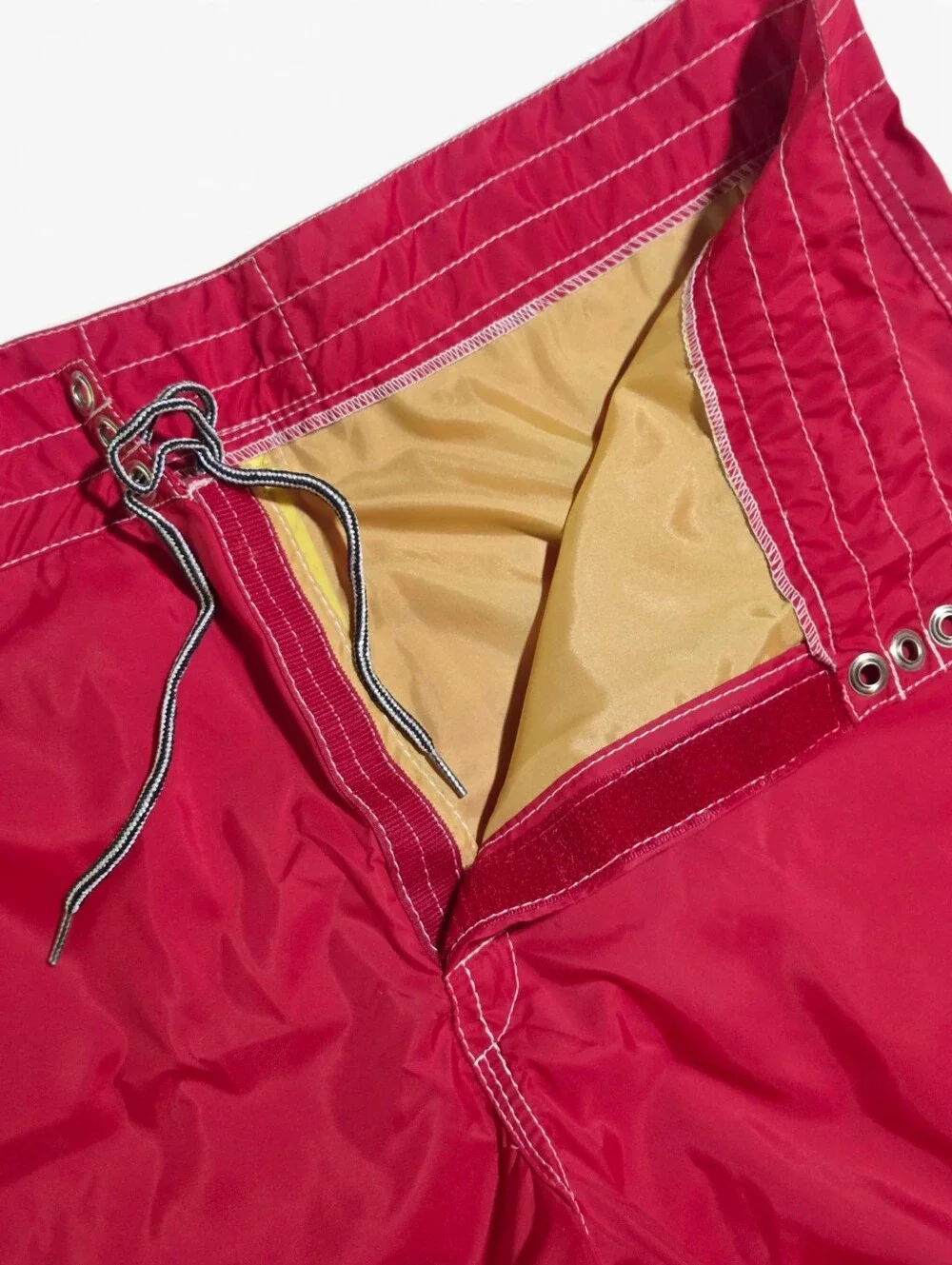 Birdwell Beach Britches Deadstock Vintage Men’s 40 Board Shorts Red Swim Trunks